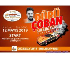 Dürü Çoban 3.Klasik Araçlar slalom yarışi