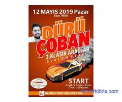Dürü Çoban 3.Klasik Araçlar slalom yarışi
