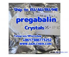 99% Purity otropic Supplement pregabalin crystals powder 148553-50-8